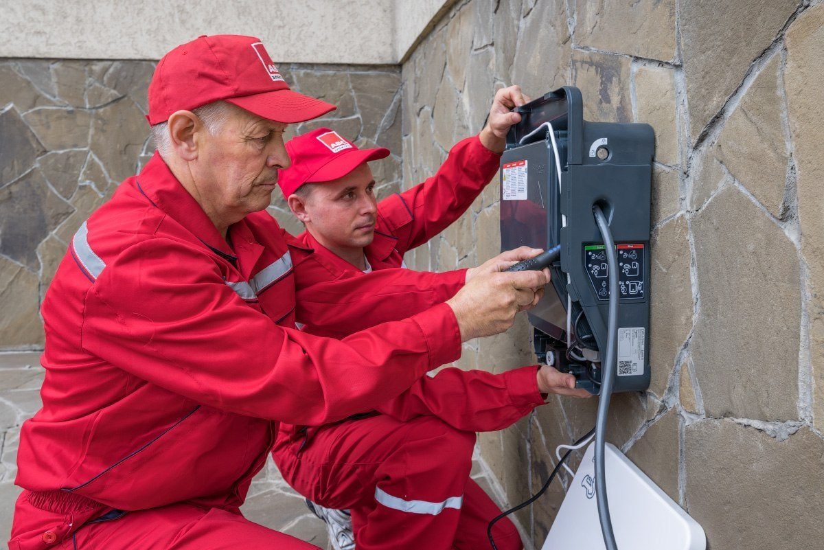 Charging station installation
